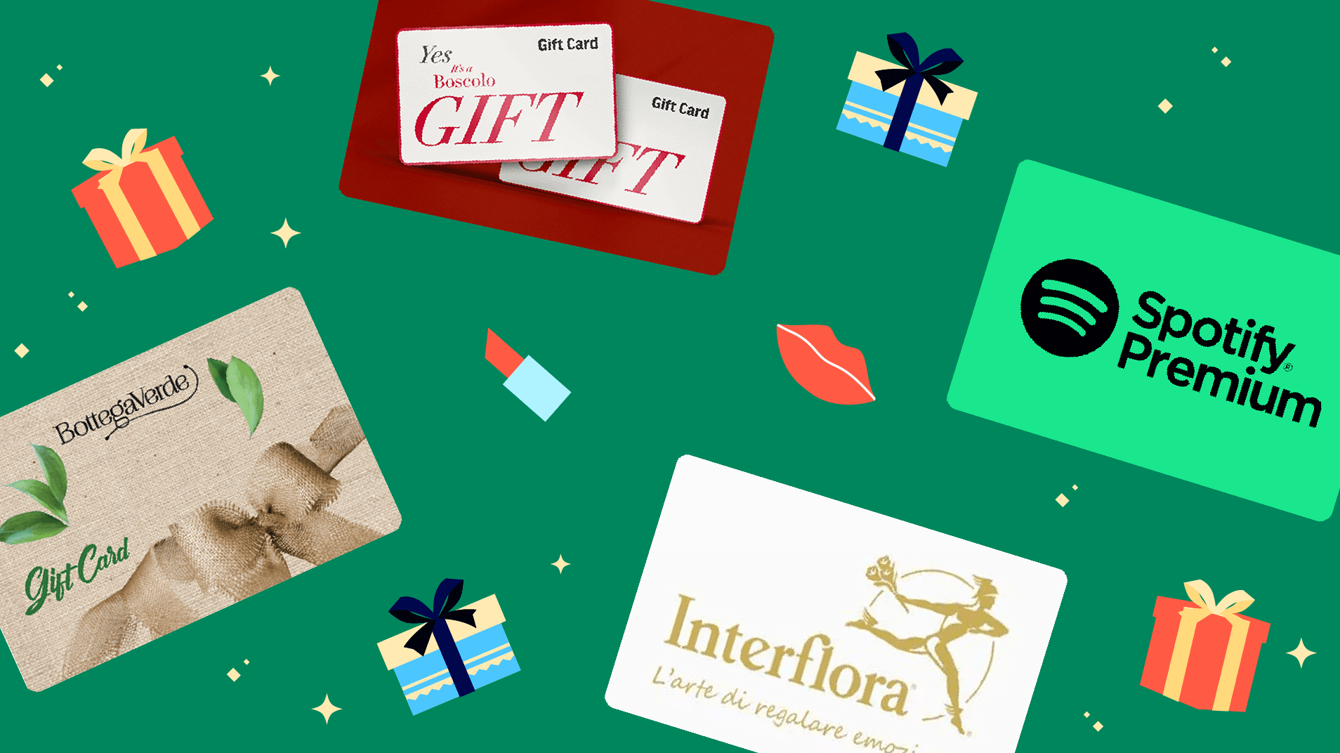 Gift cards natale per lei